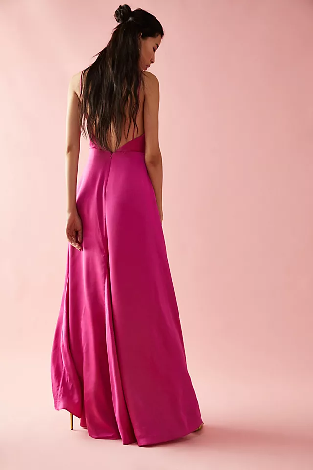 The Rosabel Maxi Dress Fuchsia