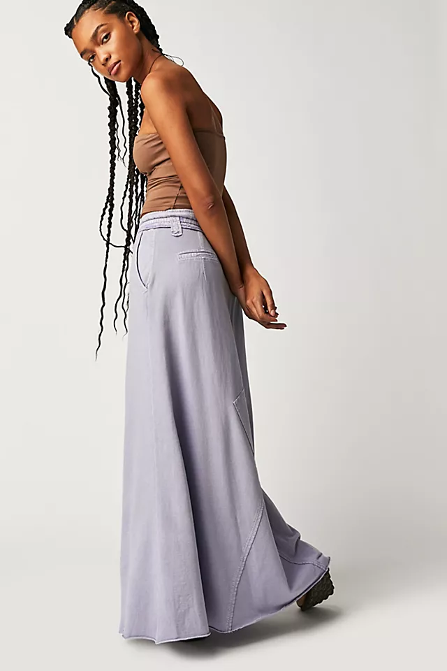 FP One Kona Maxi Skirt Lavender Blue