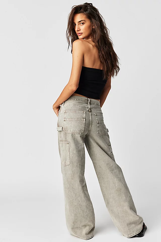 AGOLDE Magda Denim Carpenter Jeans Drab