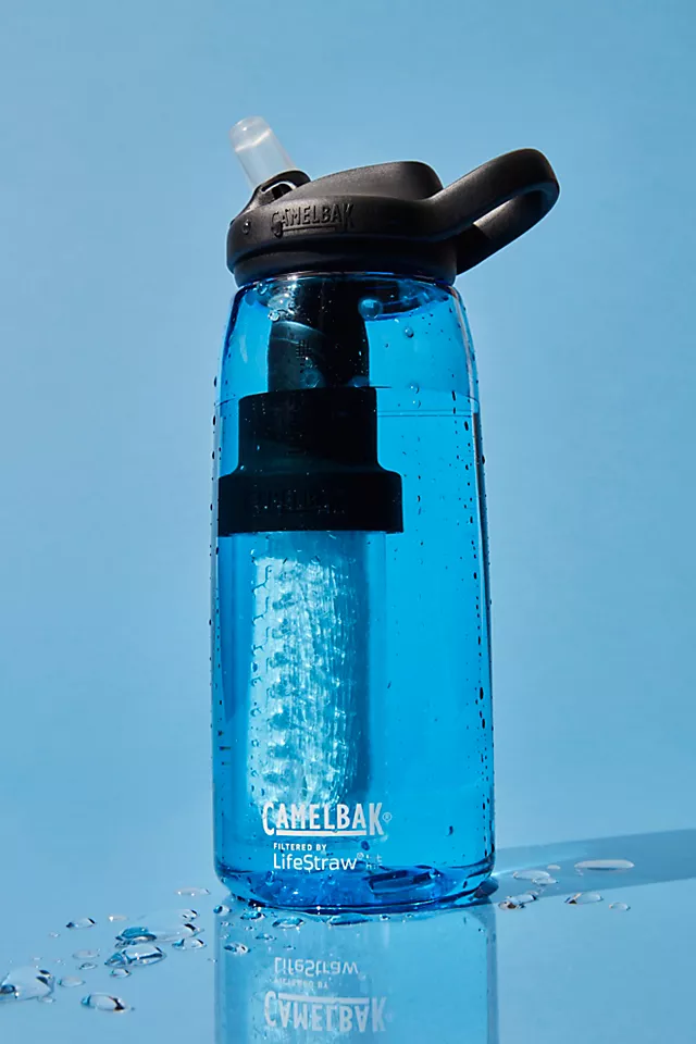 CamelBak Eddy + filtered by LifeStraw 32oz Water Bottle True Blue