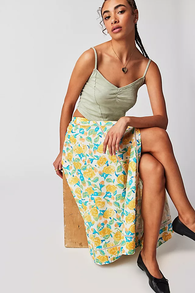 Spell Islamorada Midi Skirt Meadow