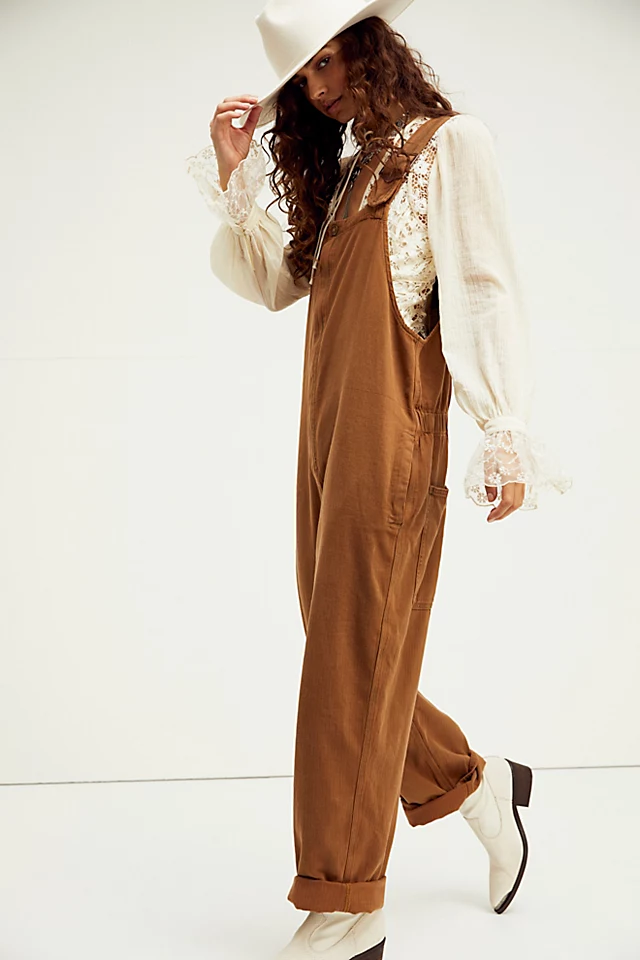 Hunter Denim Overall Khaki Overdye