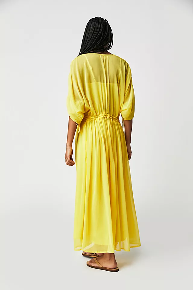 Never Fully Dressed Zena Dress Yellow