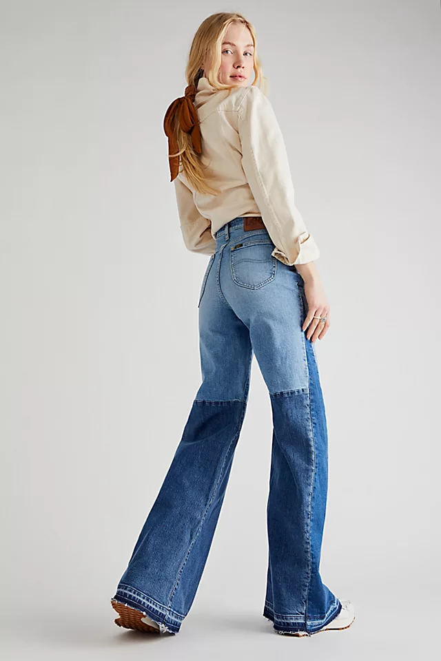 Lee High-Rise Pieced Flare Jeans Janet