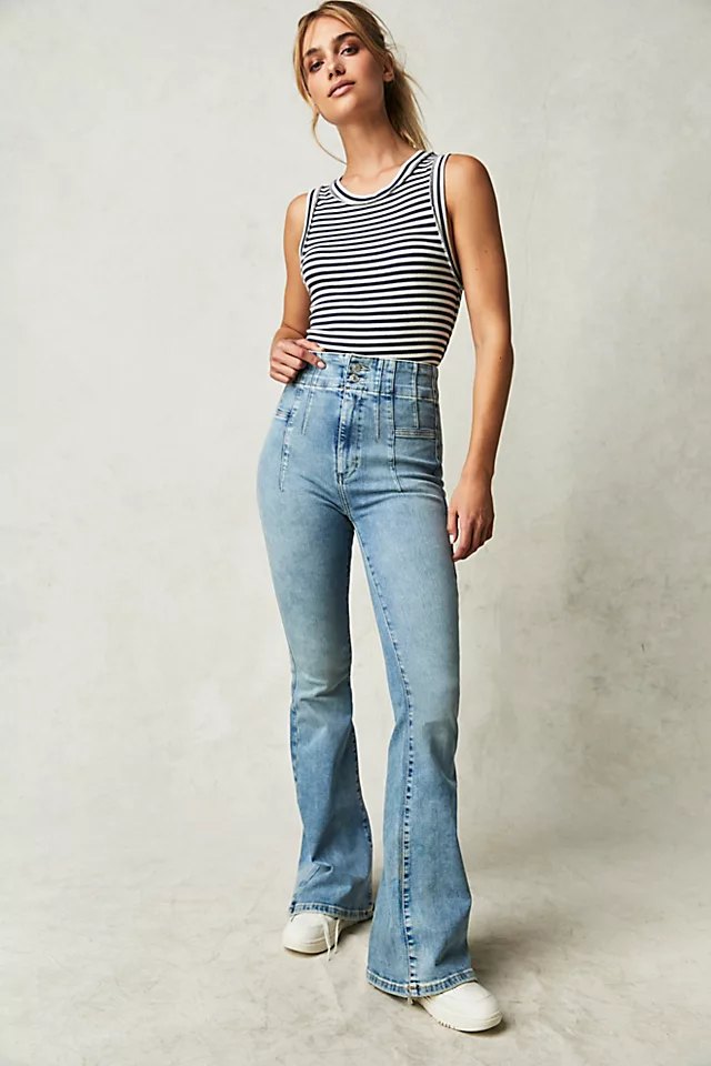 Jayde Flare Jeans Hayley Blue