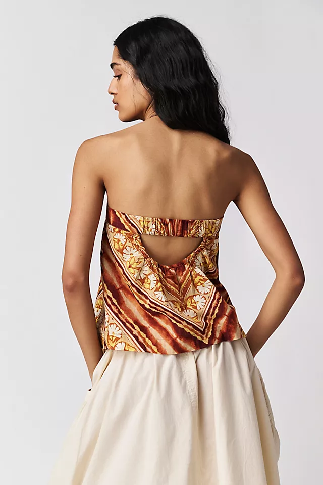 Kendra Printed Top Sierra Combo