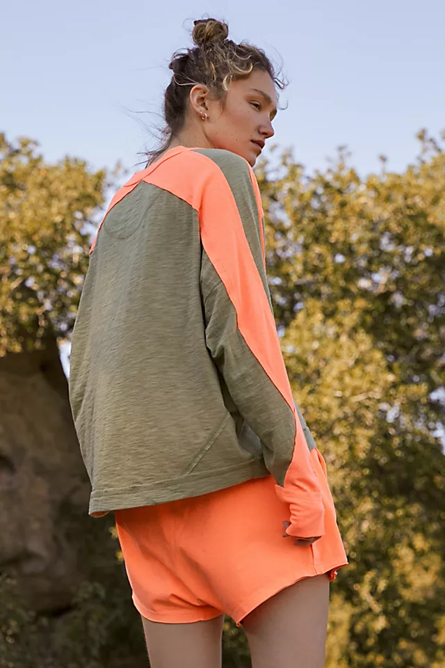 All About It Long Sleeve Top Matcha Combo