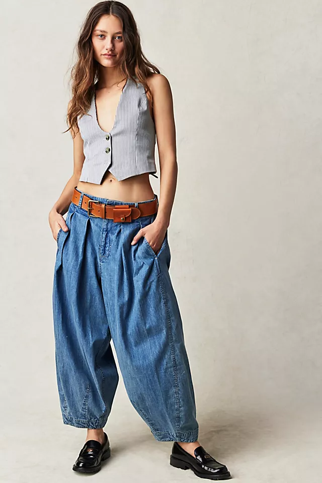Ridley Pull-On Jeans Cool Blue