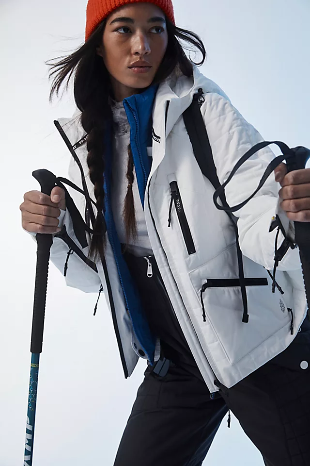 All Prepped Short Parka Painted White