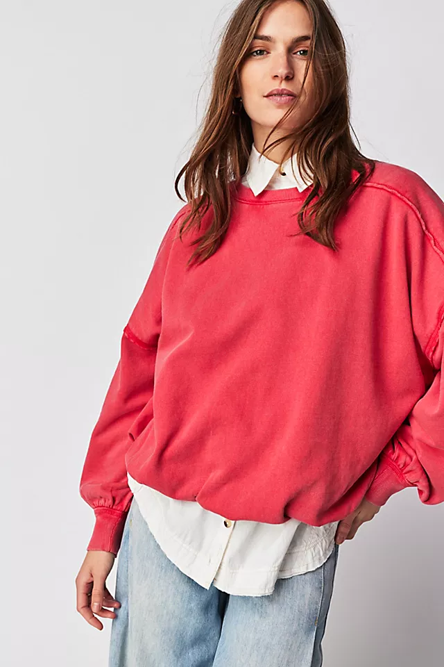 Bubble Up Pullover Atlas Red