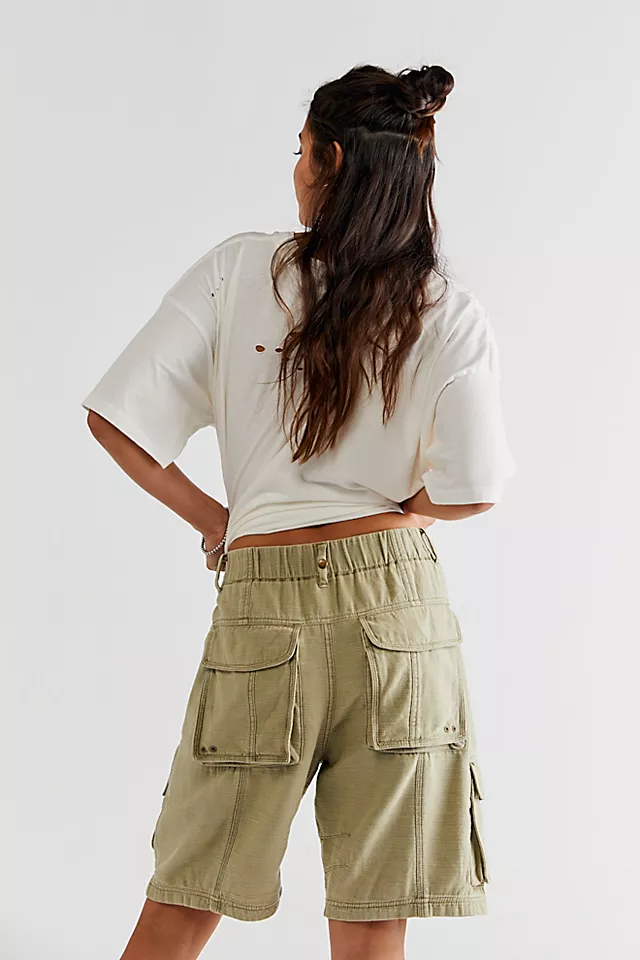 Caymen Cargo Shorts Light Willow