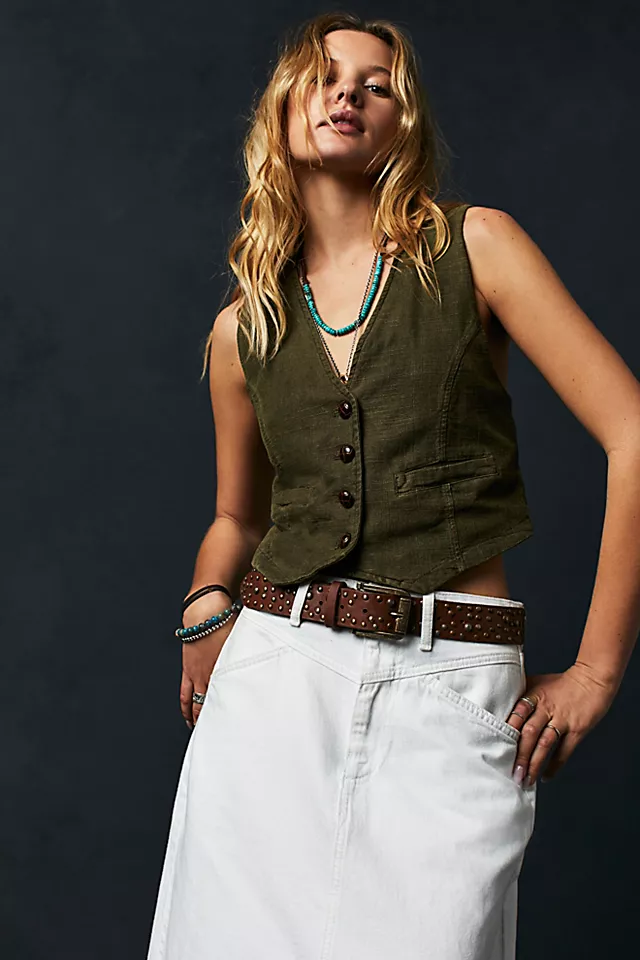 Charley Linen Vest Adventurer