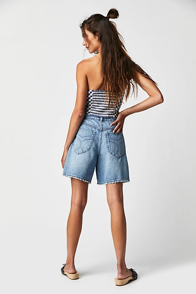 Rolla's Mirage Long Shorts Organic Vintage Blue