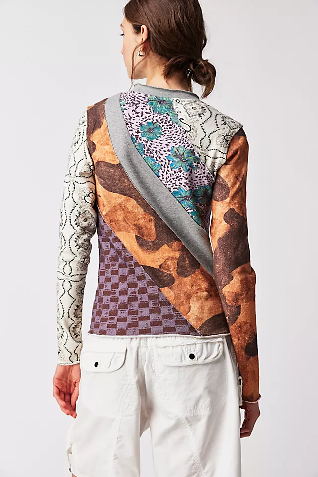 Weekday Night Tee Rust Lilac Combo