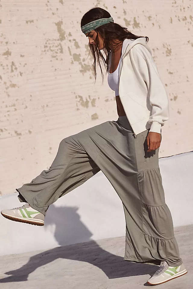 Stay Low Harem Pants Greyed Olive