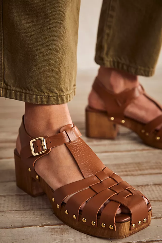 Florence Fisherman Clogs Toffee