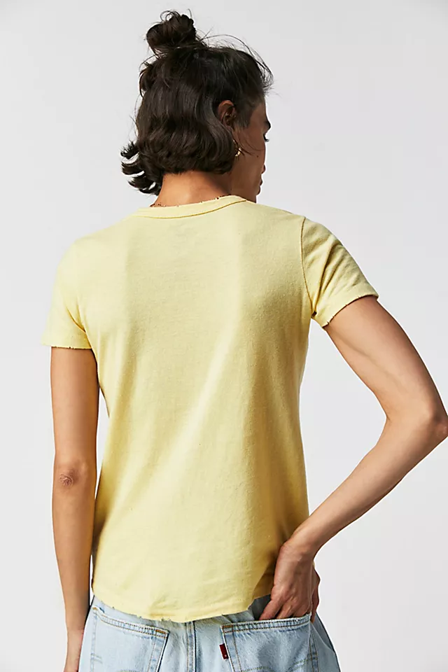 Junk Food A Coke And A Smile Tee Dusky Citron