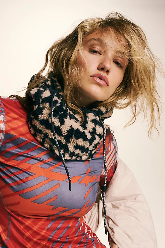 Hit The Slopes Printed Balaclava Midnight Navy Geo Combo