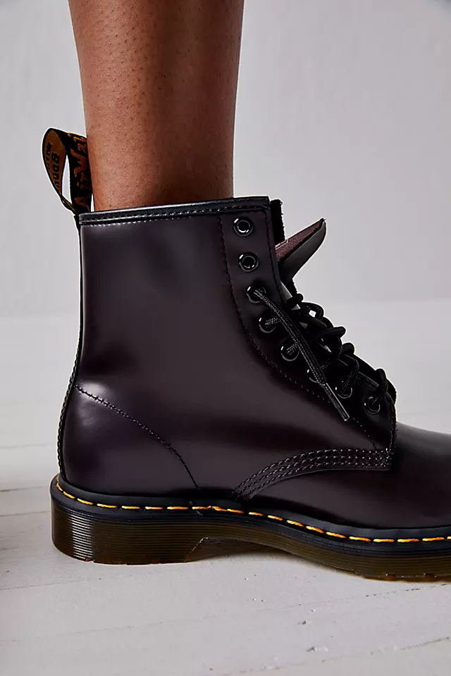 Dr. Martens 1460 Smooth Lace-Up Boots Burgundy