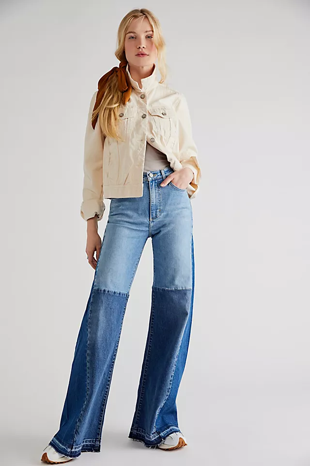 Lee High-Rise Pieced Flare Jeans Janet
