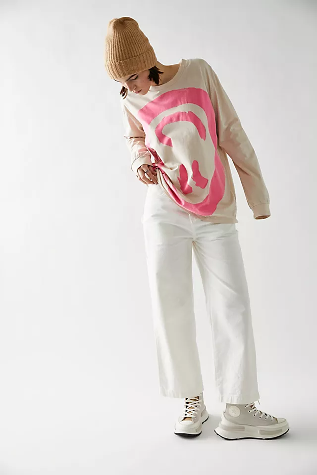 Was It All An Illusion Longsleeve Tone White