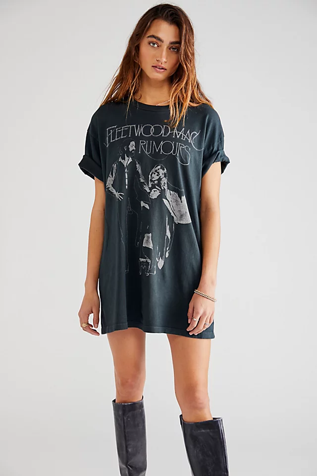 Fleetwood Mac Rumors Tee Vintage Black