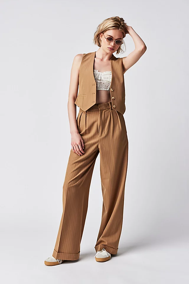 Ronny Kobo Foxy Nomad Suit Set Tan