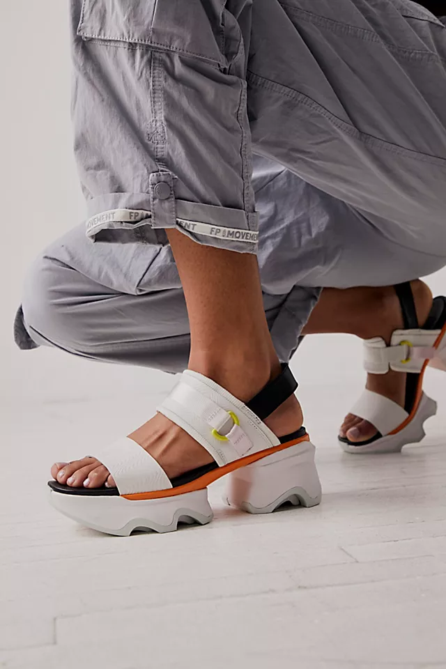 Kinetic Impact Slingback Heel Sandals Sea Salt / Black