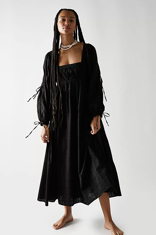 Dreamweaver Maxi Dress Washed Black