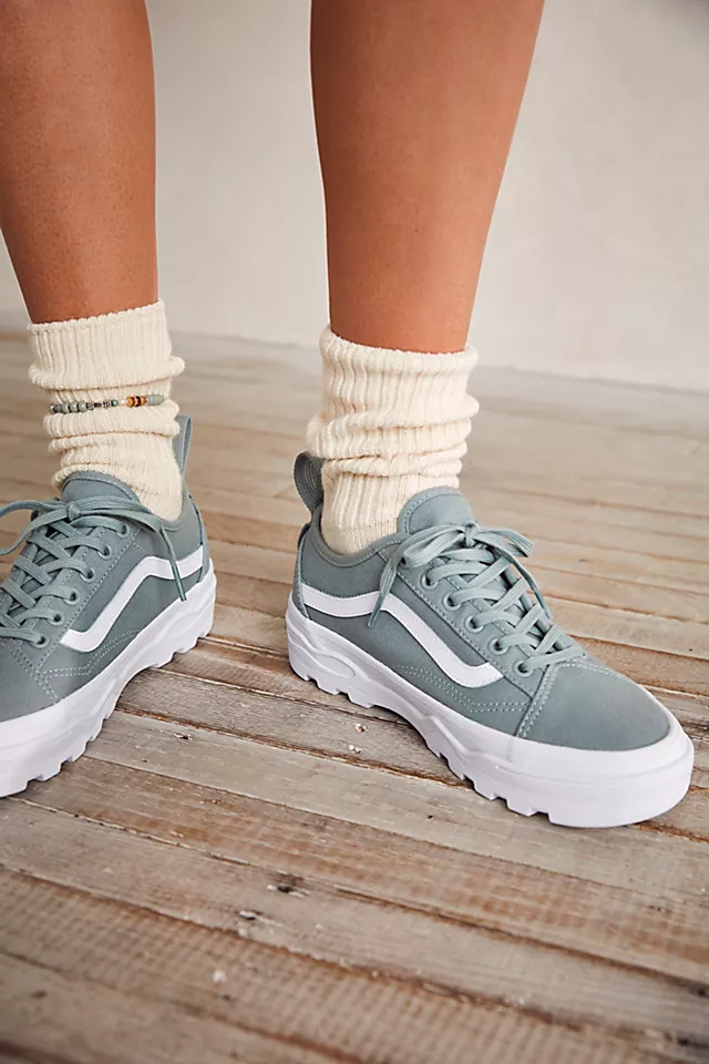 Sentry Old Skool Sneakers Green Milieu