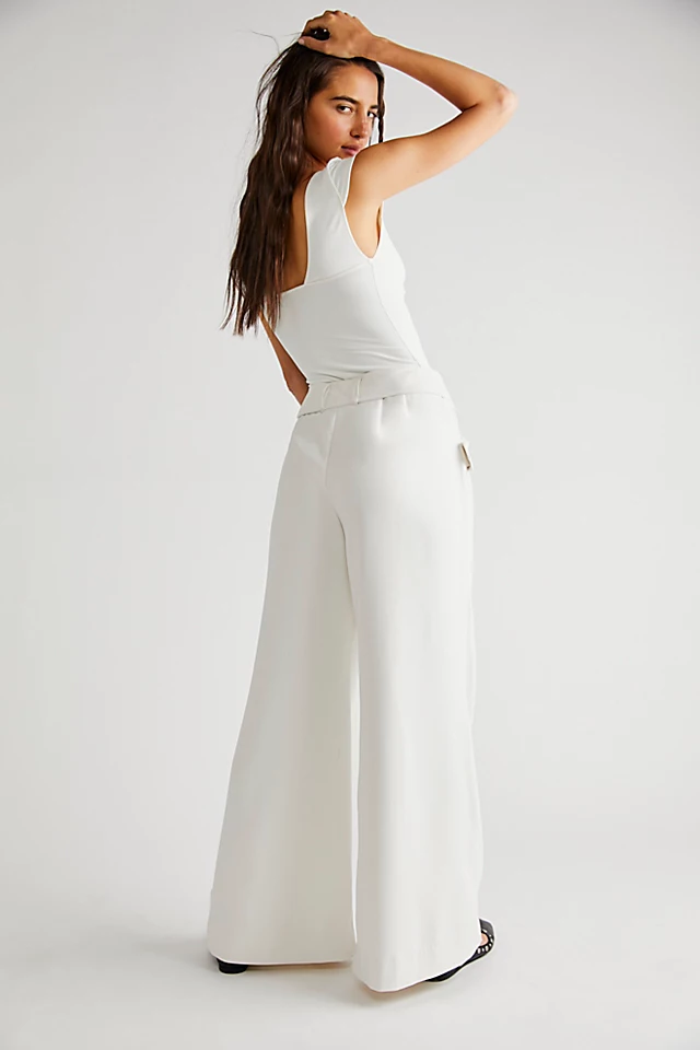 For Love & Lemons Natasha Pants Cream