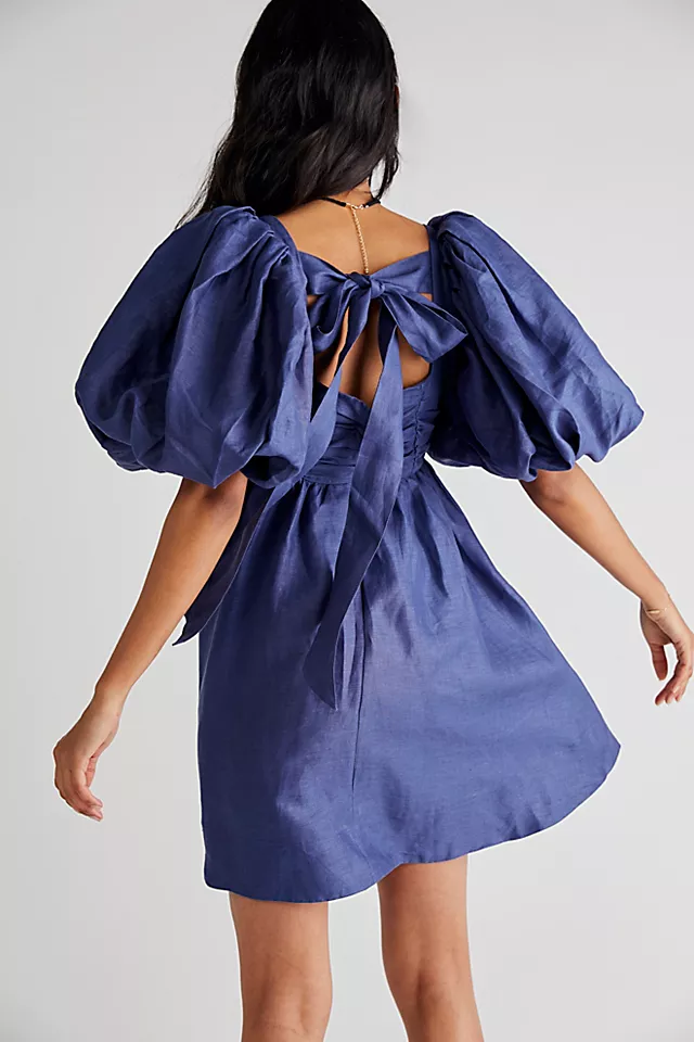 Lacey Mini Dress Midnight Blue