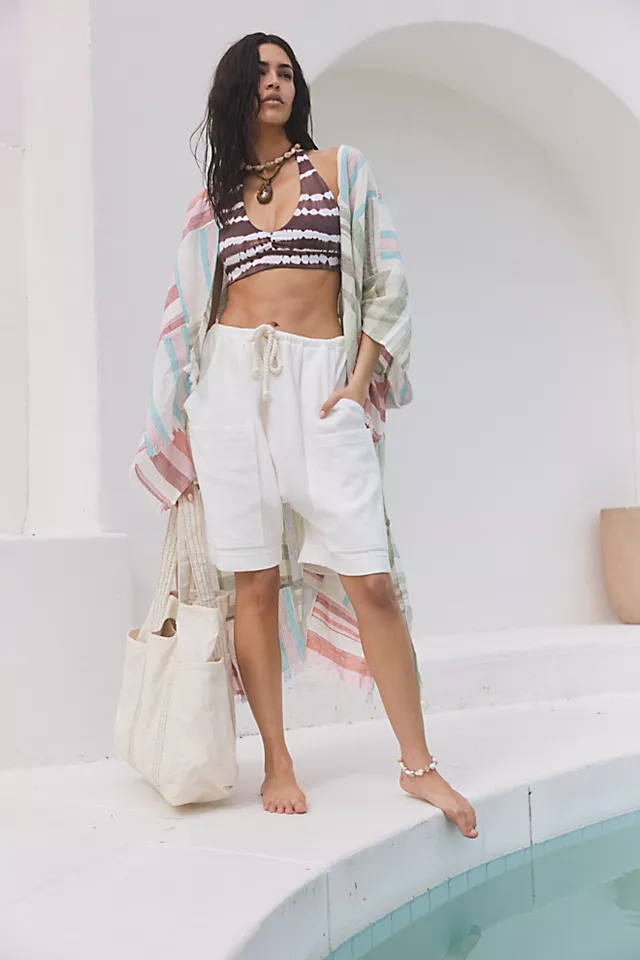 Sail Away Kimono Ivory Combo