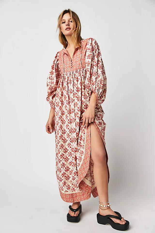 Hazy Maisy Maxi Dress Earth Combo