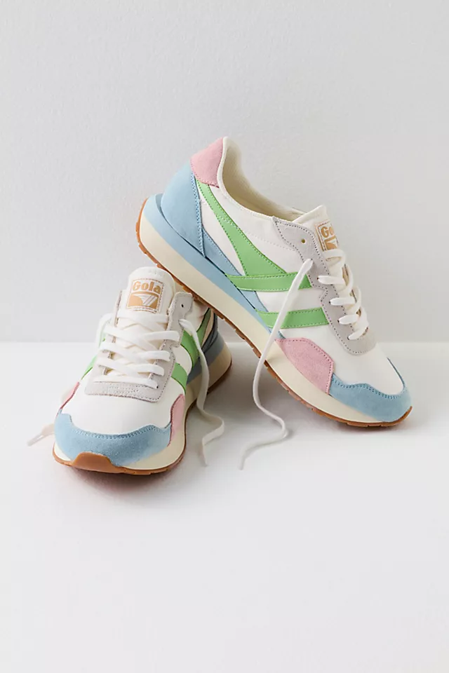 Indiana Sneakers Off White / Powder Blue