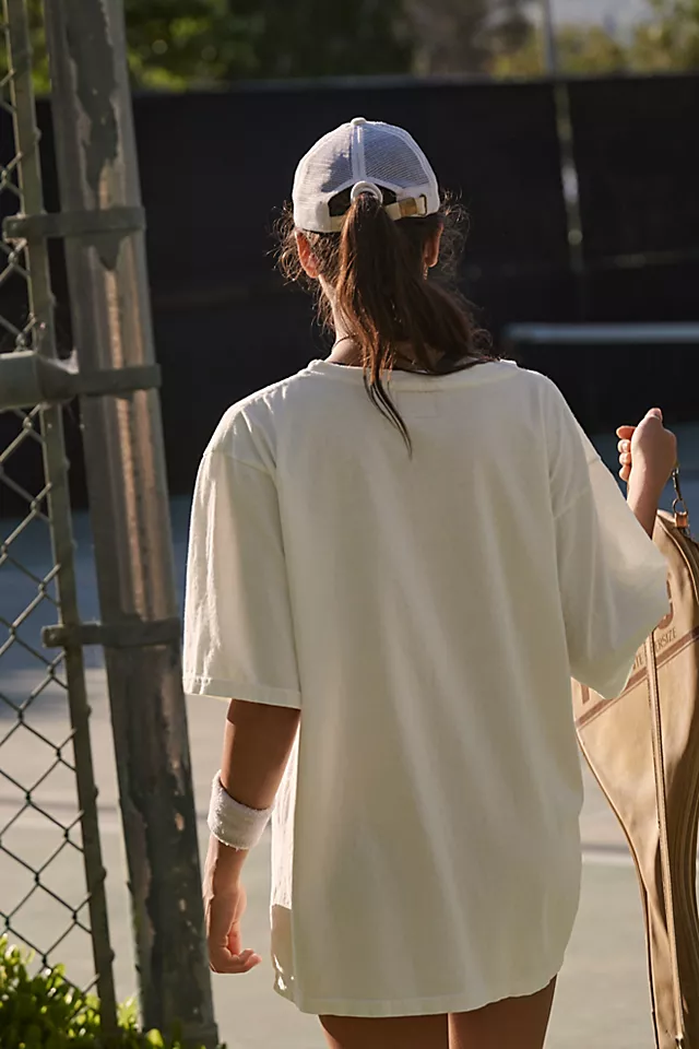 St. Barth Tennis Tee Ivory