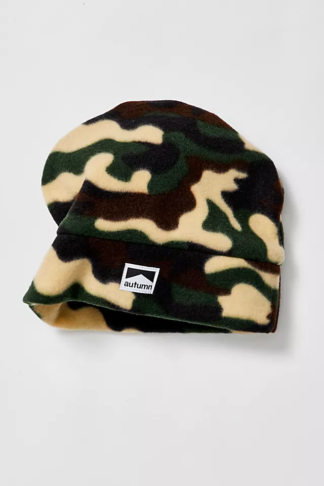 Autumn Mountain Goat Beanie Camo