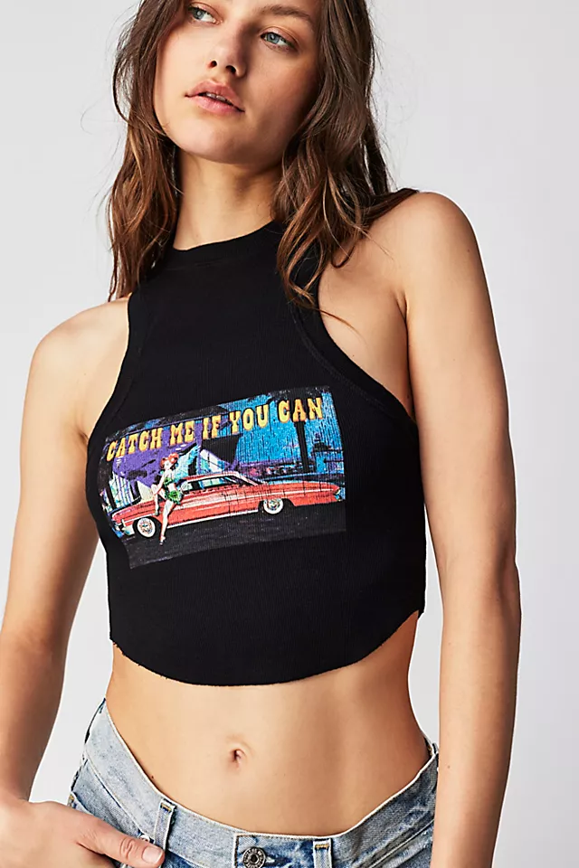 Boys Lie Heart Racer Tank Black