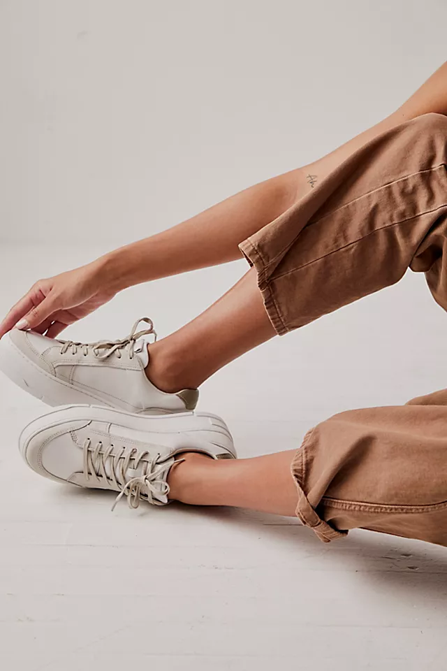 Vagabond Judy Platform Sneakers White / Salt