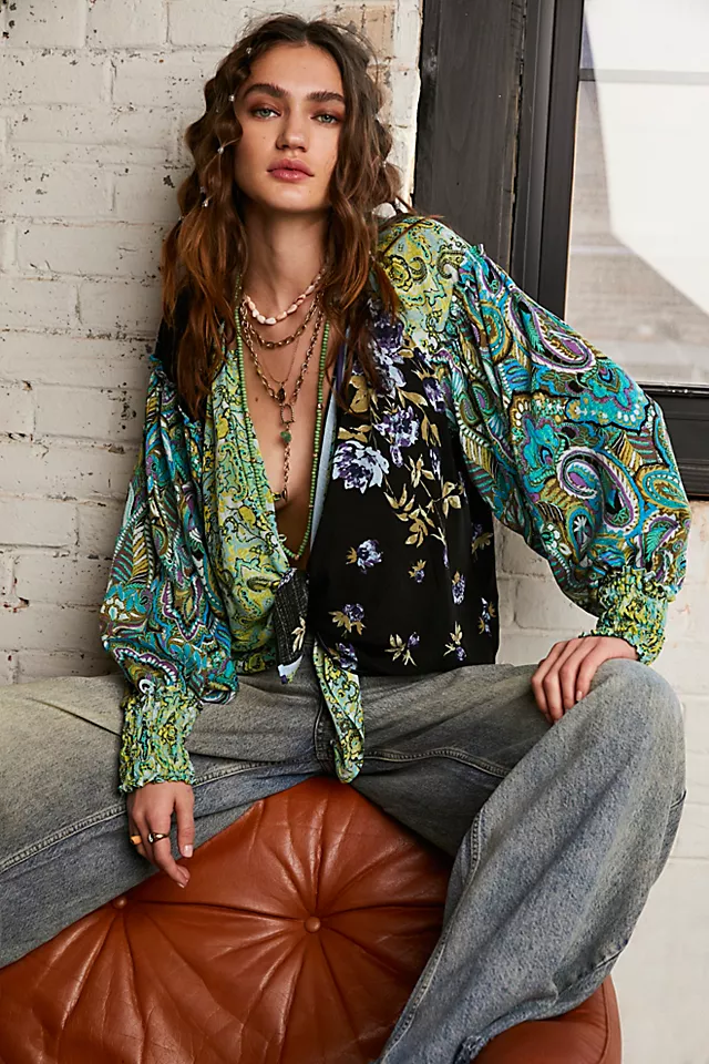 Gemini Blouse Dark Night Combo