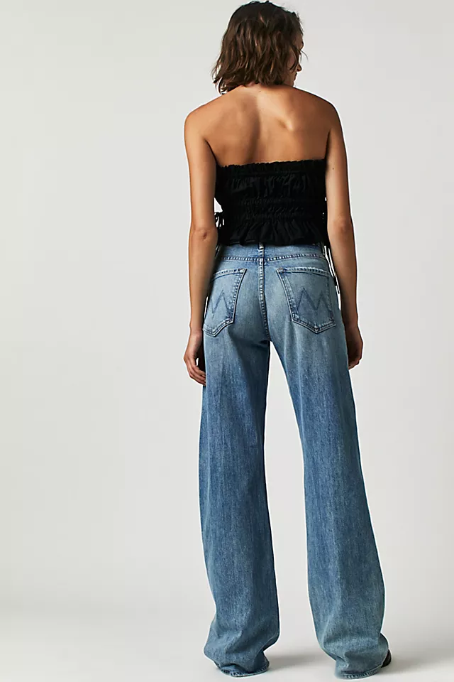 MOTHER The Lasso Heel Jeans Left In The Dust