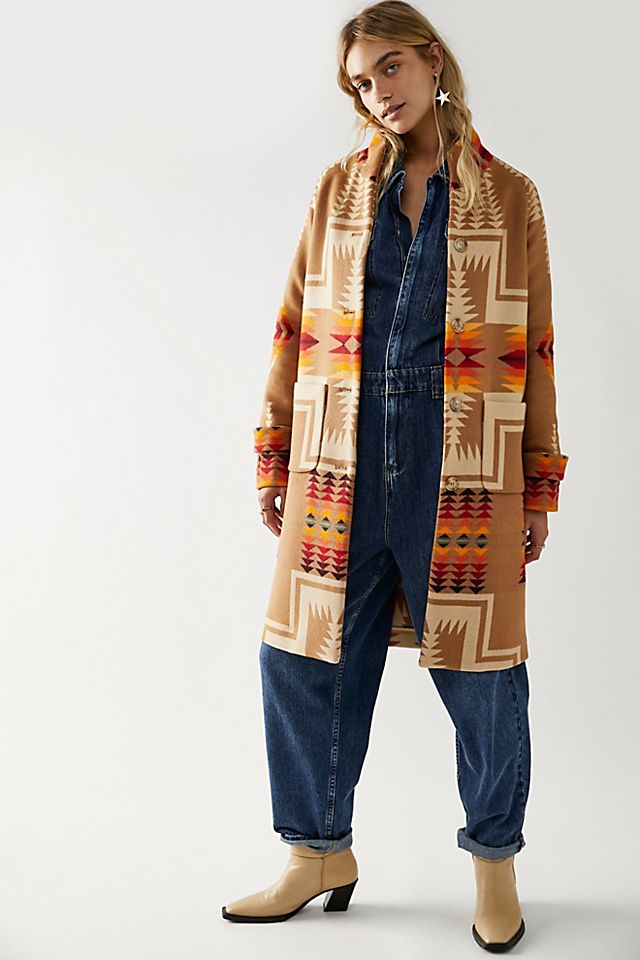 Pendleton 1930's Archive Coat Tan Jacquard