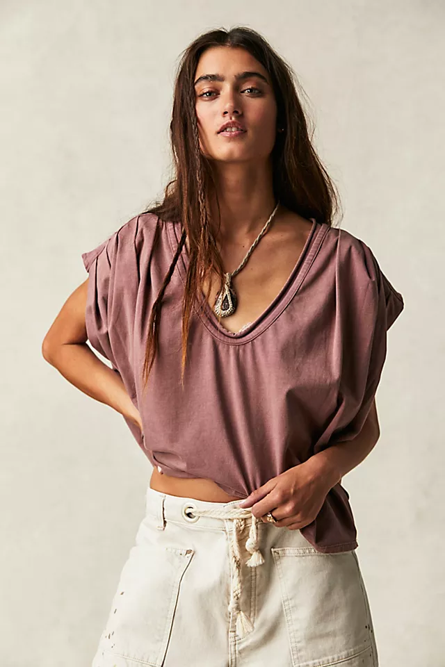 We The Free On The Up Tee Withered Rose