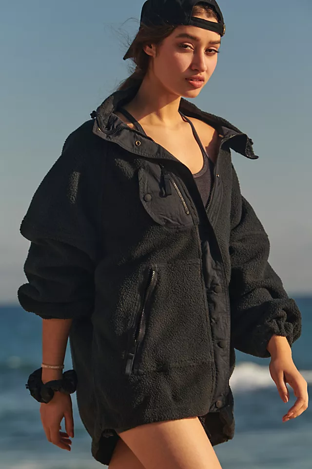 Hit The Trails Fleece Jacket Black