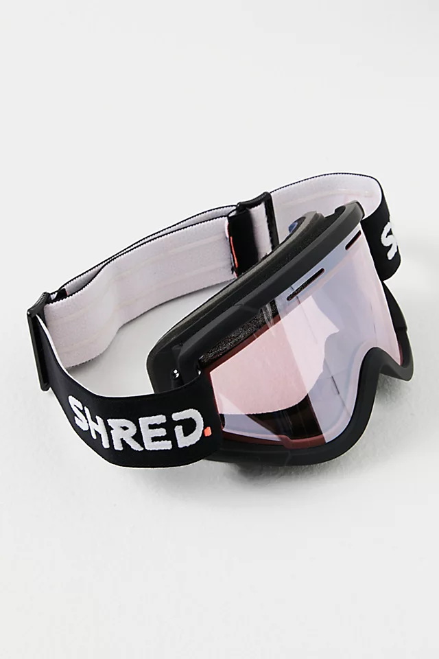 Shred Nastify Black Ski Goggles Black