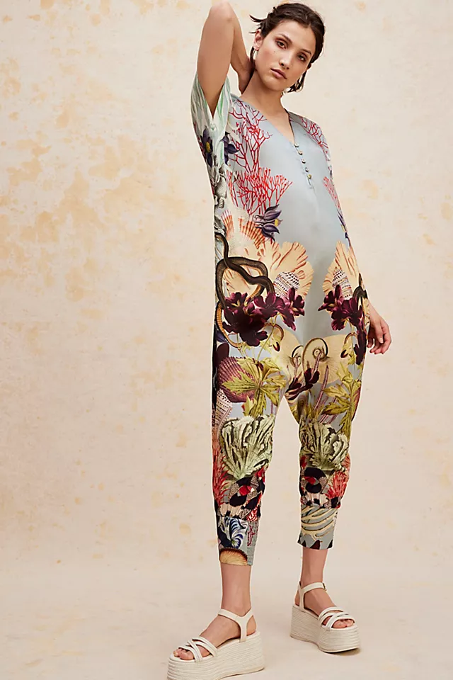 Sera Jumpsuit Snake Shells Blue