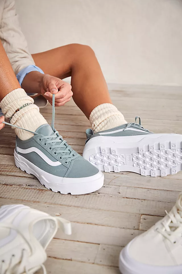 Sentry Old Skool Sneakers Green Milieu