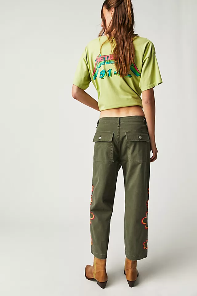 Driftwood Disco Boyfriend Trousers Disco Inferno