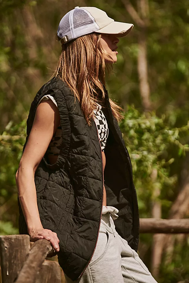 Piper Packable Vest Black
