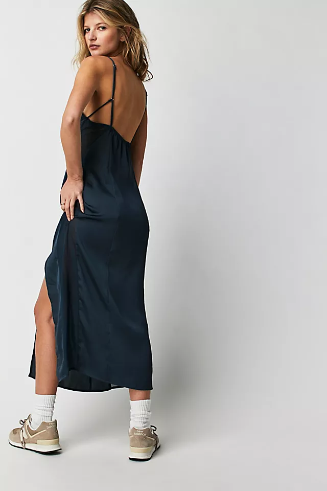 City Cool Midi Slip Deep Ocean